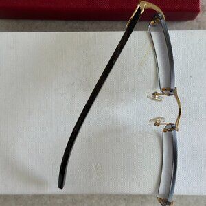 Cartier Black Wood Frames